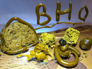 Various forms of BHO extracts.